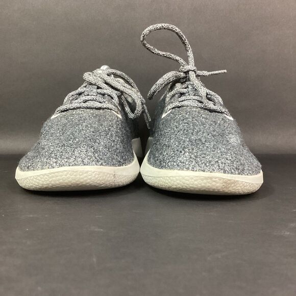 Allbirds Wool Runners -Women's Sz 10 - Charcoal Gray + Gray Soles-WR Merino Wool - Picture 2 of 10